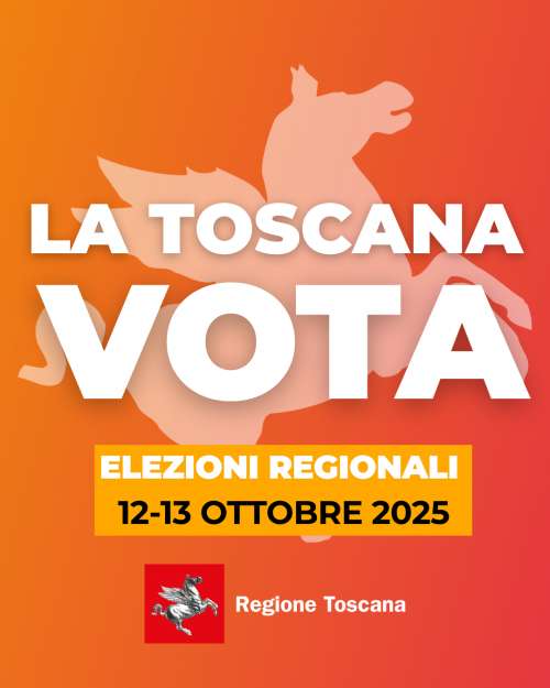 Elezioni regionali Toscana 2025: Si vota domenica 12 e luned 13 Ottobre