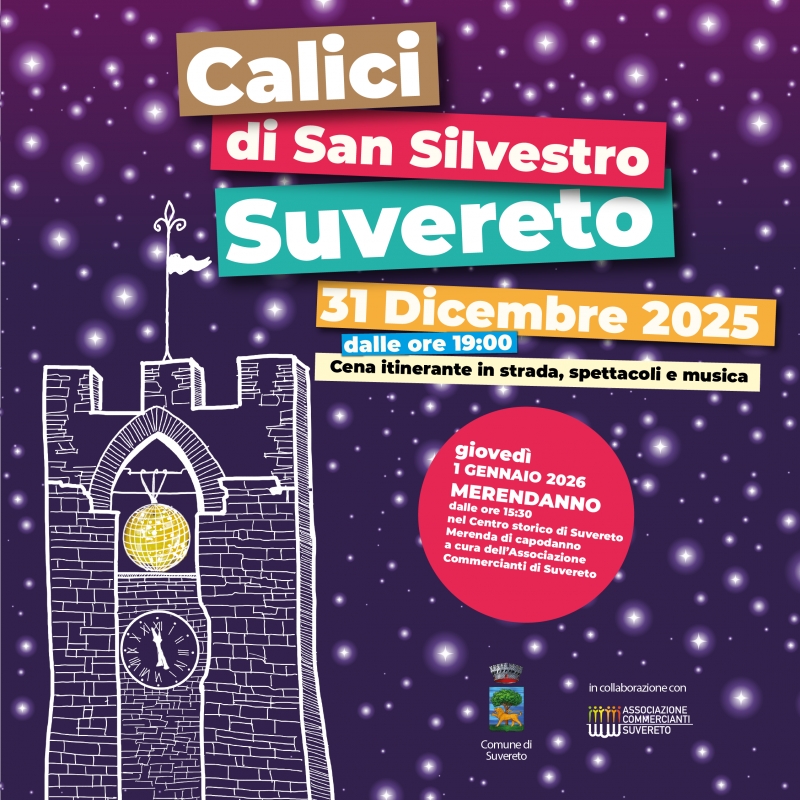 Calici di San Silvestro 2025: online il programma della manifestazione