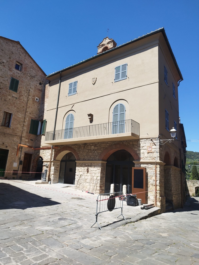 Completati i lavori edilizi al Palazzo della Loggia di Suvereto: sempre pi� vicina la riapertura