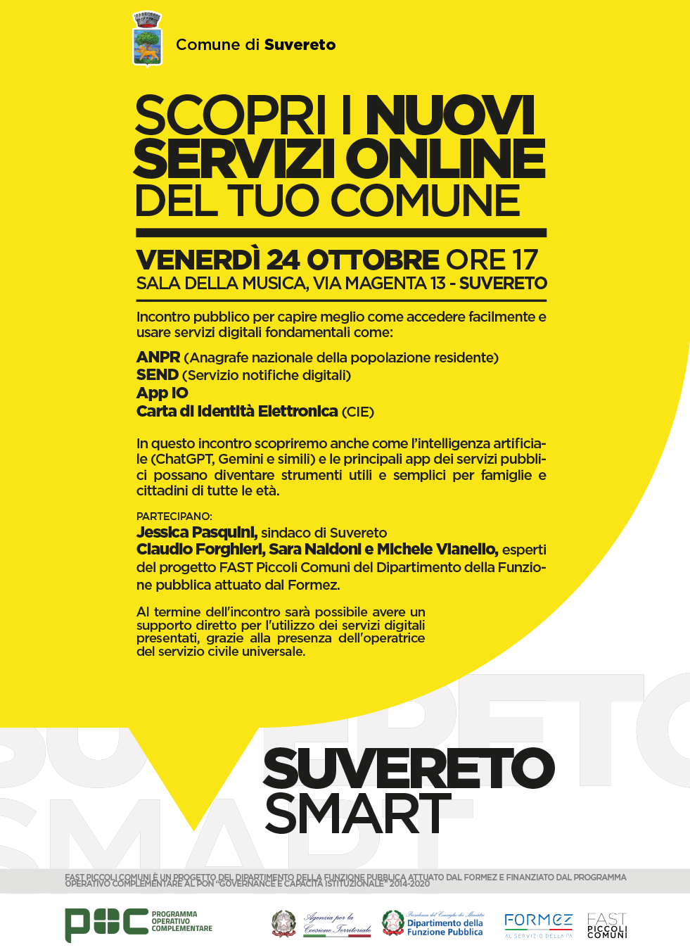 SUVERETO SMART: scopri i servizi digitali del Comune